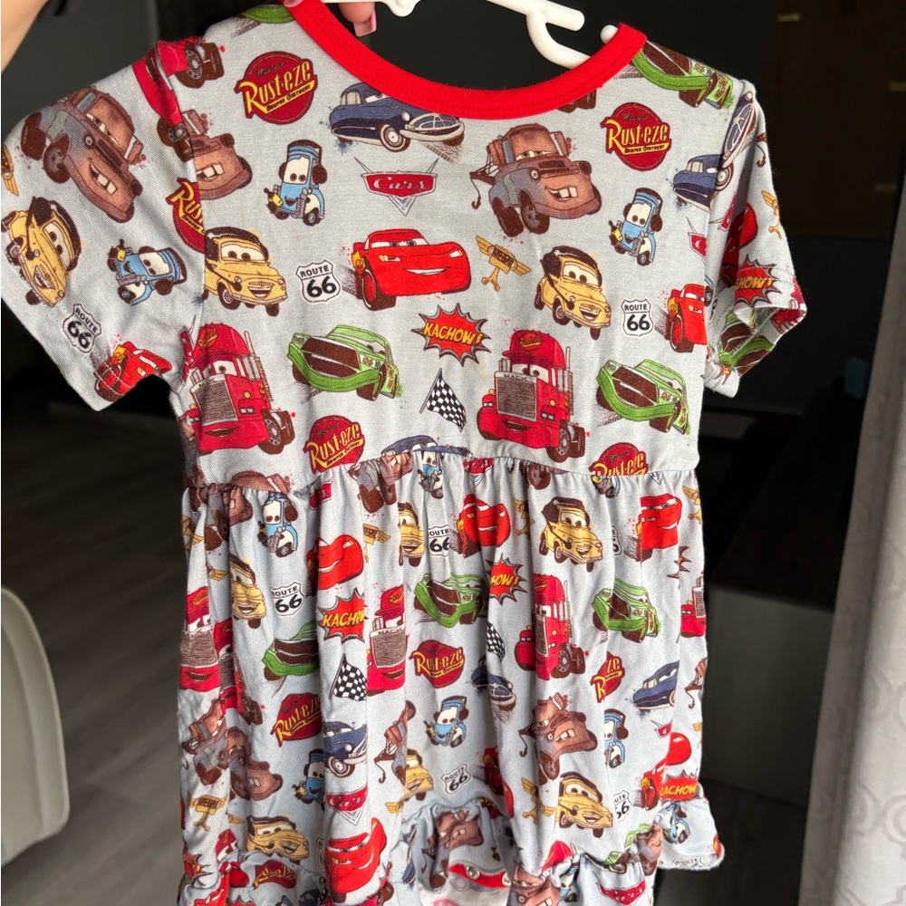 Kids Cars Themed Dress